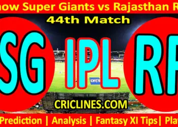 Today Match Prediction-LSG vs RR-IPL Match Today 2024-44th Match-Venue Details-Dream11-Toss Update-Who Will Win