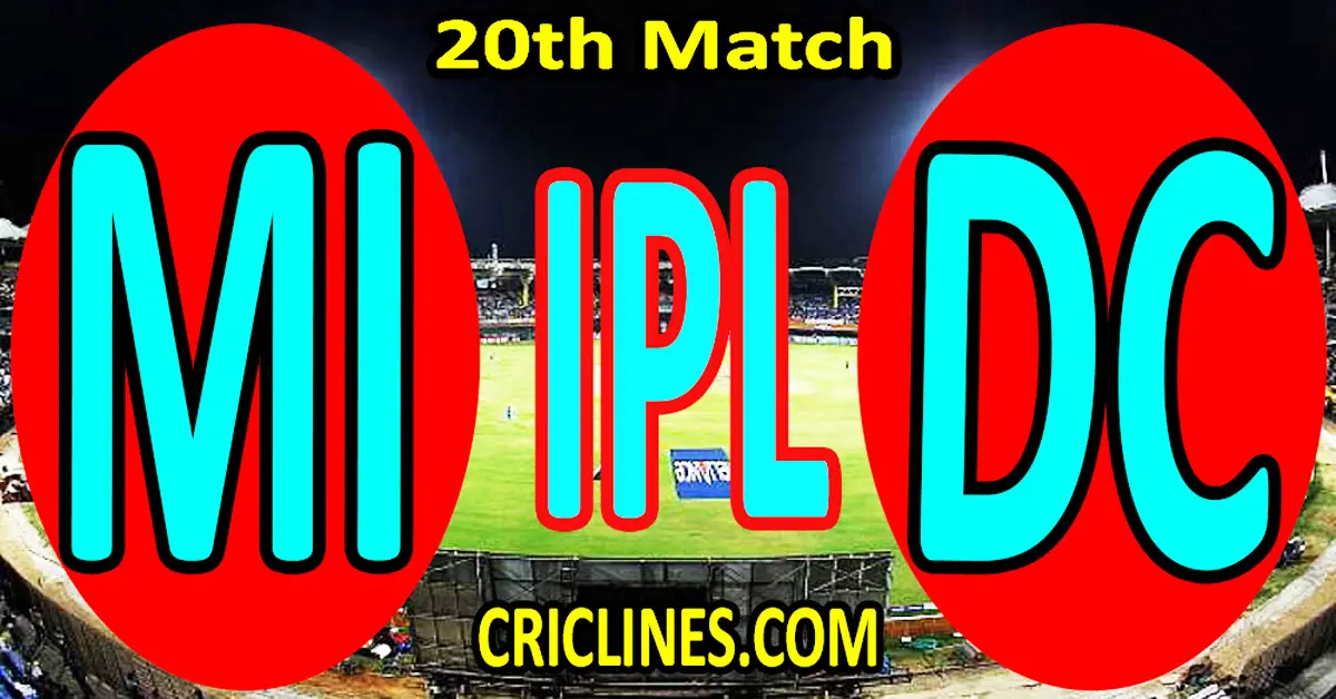 Today Match Prediction-Mumbai Indians vs Delhi Capitals-IPL Match Today 2024-20th Match-Venue Details-Dream11-Toss Update-Who Will Win