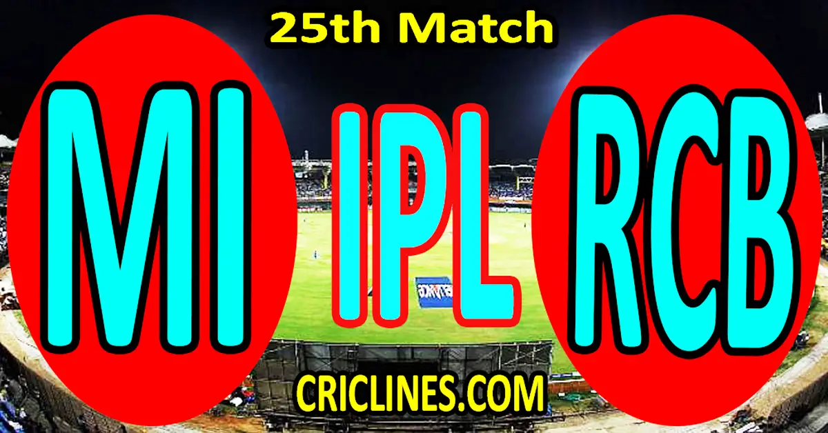 Today Match Prediction-Mumbai Indians vs Royal Challengers Bengaluru-IPL Match Today 2024-25th Match-Venue Details-Dream11-Toss Update-Who Will Win