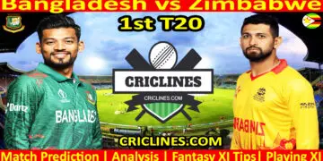 Today Match Prediction-BAN vs ZIM-Dream11-1st T20-2024-Who Will Win