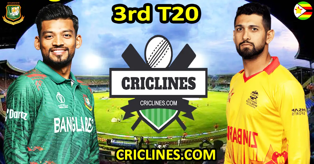 Today Match Prediction-Bangladesh vs Zimbabwe-Dream11-3rd T20-2024-Who Will Win