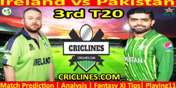 Today Match Prediction-IRE vs PAK-Dream11-3rd T20 2024-Who Will Win