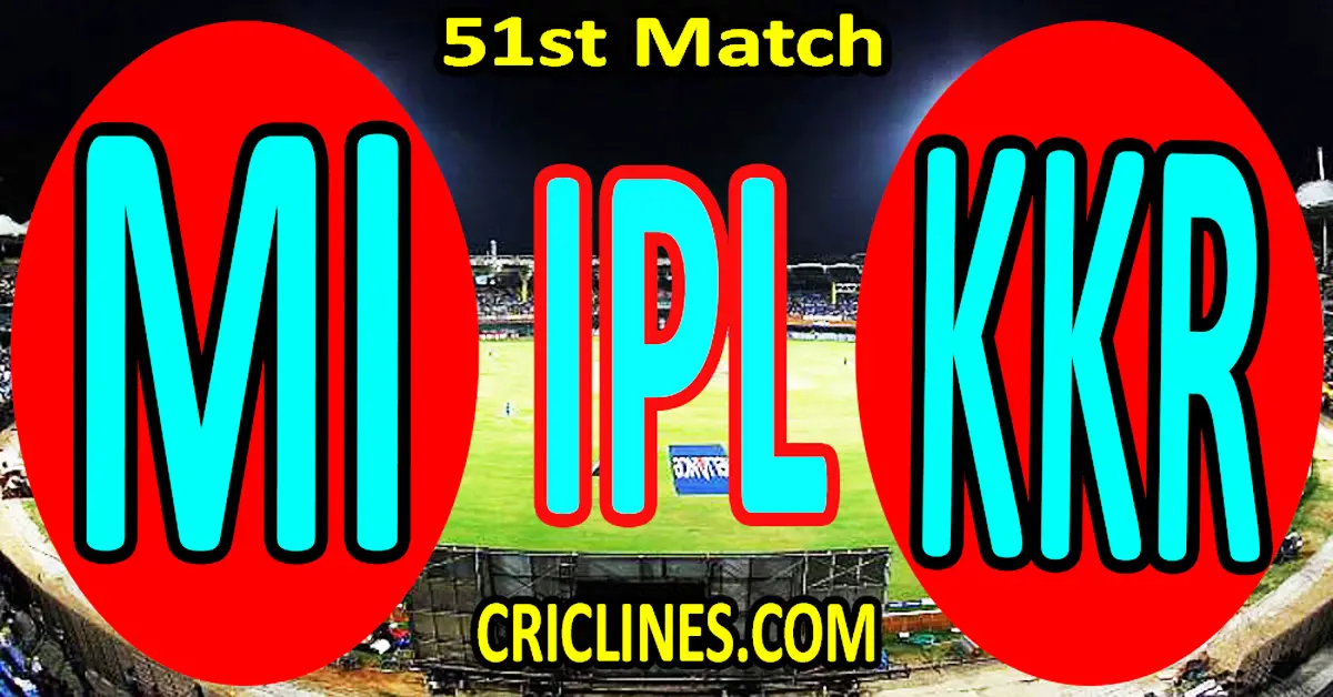 Today Match Prediction-Mumbai Indians vs Kolkata Knight Riders-IPL Match Today 2024-51st Match-Venue Details-Dream11-Toss Update-Who Will Win