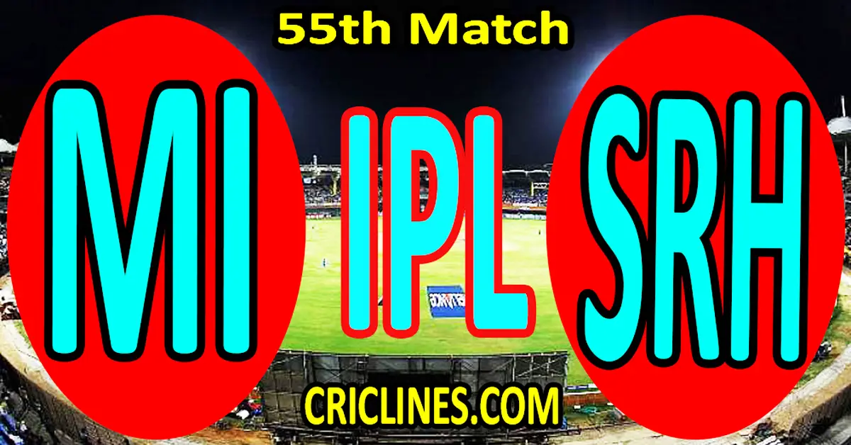 Today Match Prediction-Mumbai Indians vs Sunrisers Hyderabad-IPL Match Today 2024-55th Match-Venue Details-Dream11-Toss Update-Who Will Win
