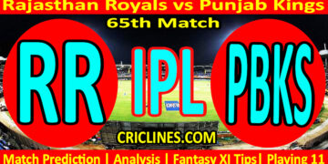 Today Match Prediction-RR vs PBKS-IPL Match Today 2024-65th Match-Venue Details-Dream11-Toss Update-Who Will Win