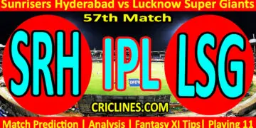 Today Match Prediction-SRH vs LSG-IPL Match Today 2024-57th Match-Venue Details-Dream11-Toss Update-Who Will Win